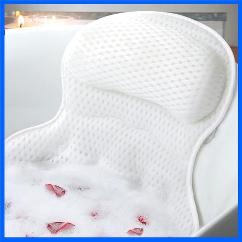 Ergonomic bath pillow with - bath,